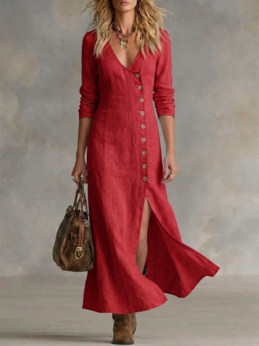 Red Linen / 3XL