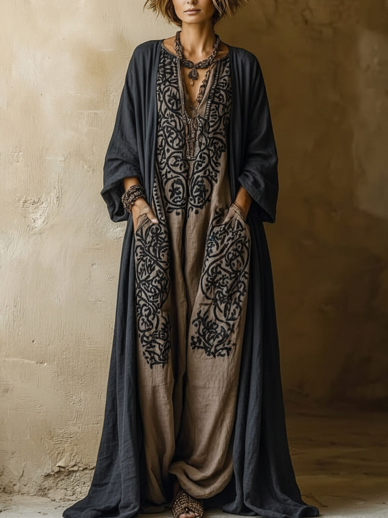 Black And Beige / 3XL