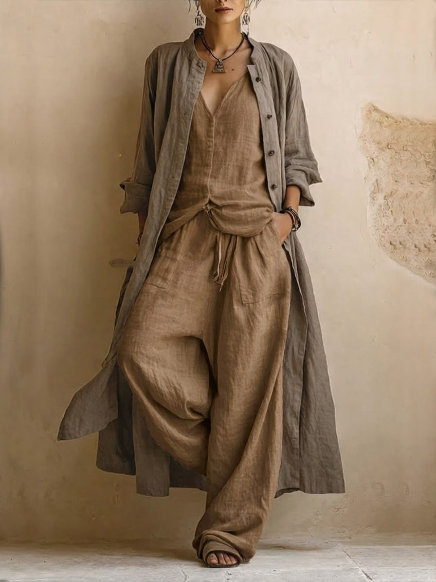 Brown Linen / 3XL