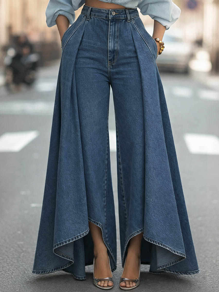 Denim Skirt-Pants / 3XL