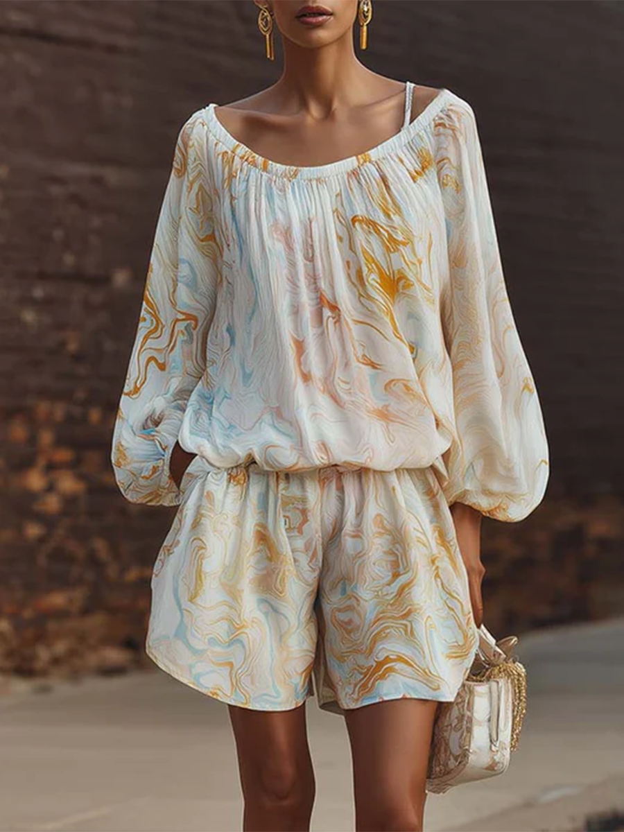 Marble Print / 3XL