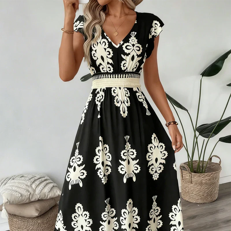 Black Floral / 2XL