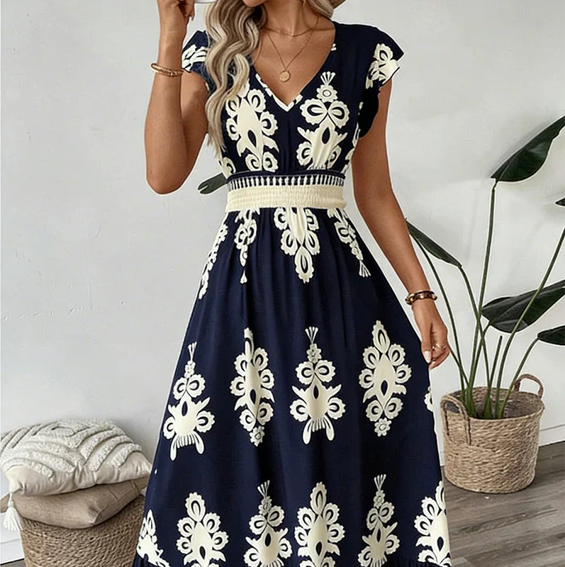 Navy Floral / 2XL